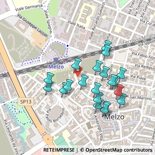 Mappa Via Camillo Benso Cavour, 20066 Melzo MI, Italia (0.223)