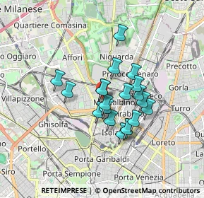 Mappa Via Lodovico Pavoni, 20159 Milano MI, Italia (1.2495)
