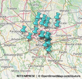 Mappa Via degli Artigianelli, 20159 Milano MI, Italia (8.81737)