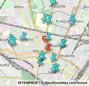 Mappa Via degli Artigianelli, 20159 Milano MI, Italia (1.0845)