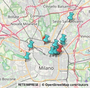 Mappa Via Lodovico Pavoni, 20159 Milano MI, Italia (2.83917)