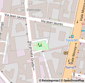 Mappa Via Grado, 20125 Milano MI, Italia (0.09231)