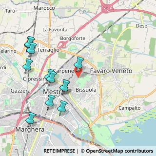 Mappa Via Livenza, 30174 Venezia VE, Italia (2.25917)