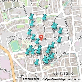 Mappa Via Gritti Bartolomeo, 24043 Caravaggio BG, Italia (0.22083)