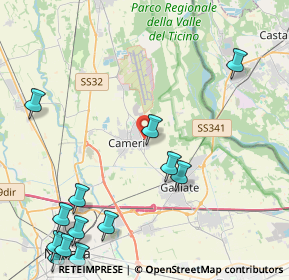 Mappa Strada Privata Dora Baltea, 28062 Cameri NO, Italia (5.89231)