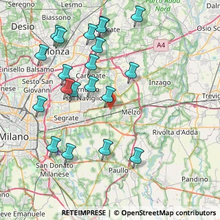 Mappa Via Sala, 20060 Vignate MI, Italia (9.2275)