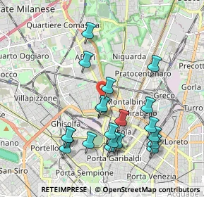 Mappa Via Legnone, 20158 Milano MI, Italia (1.9545)