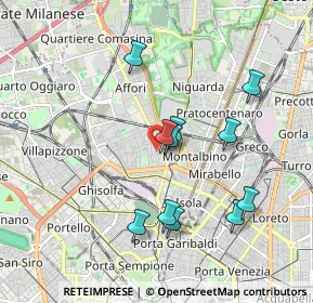 Mappa Via Legnone, 20158 Milano MI, Italia (1.72182)