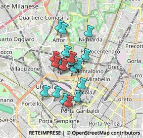 Mappa Via Legnone, 20158 Milano MI, Italia (1.21)