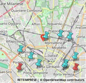 Mappa Via Legnone, 20158 Milano MI, Italia (2.60833)