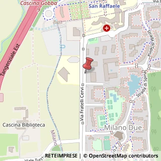 Mappa Via Fratelli Cervi, 7, 20090 Segrate, Milano (Lombardia)