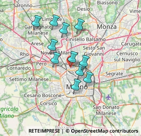 Mappa Via Nino Besozzi, 20158 Milano MI, Italia (5.59)