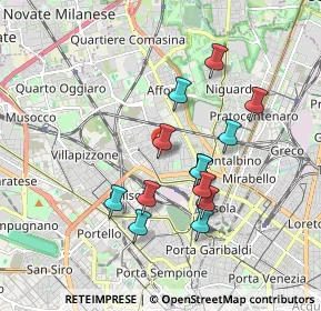 Mappa Via Nino Besozzi, 20158 Milano MI, Italia (1.60923)