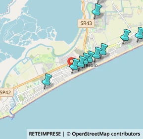 Mappa Via Aquileia 11° Vicolo, 30016 Lido di Jesolo VE, Italia (2.48333)