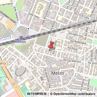 Mappa Via Luigi Invernizzi, 107, 20066 Melzo, Milano (Lombardia)
