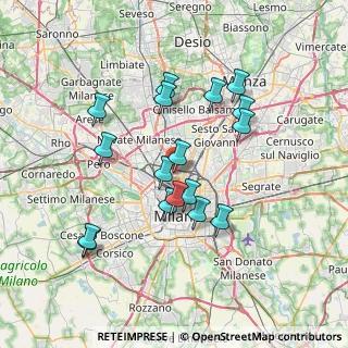 Mappa Via Benigno Crespi, 20159 Milano MI, Italia (6.64059)