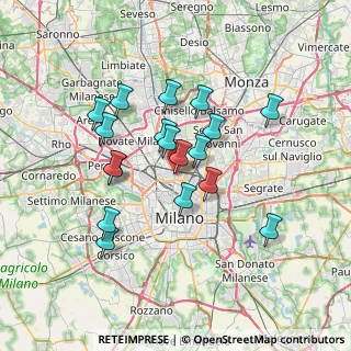 Mappa Via Benigno Crespi, 20159 Milano MI, Italia (6.11889)