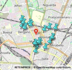 Mappa Via Benigno Crespi, 20159 Milano MI, Italia (0.7675)