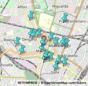 Mappa Via Benigno Crespi, 20159 Milano MI, Italia (0.8225)