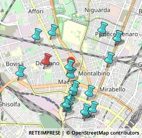 Mappa Via Benigno Crespi, 20159 Milano MI, Italia (1.065)