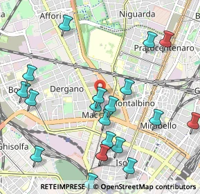 Mappa Via Benigno Crespi, 20159 Milano MI, Italia (1.2145)