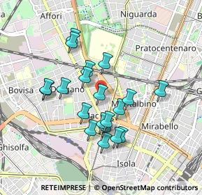Mappa Via Benigno Crespi, 20159 Milano MI, Italia (0.7795)