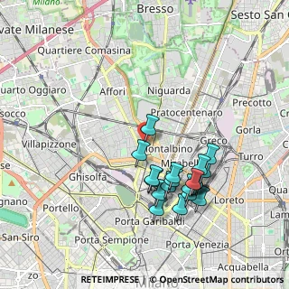 Mappa Via Benigno Crespi, 20159 Milano MI, Italia (1.834)