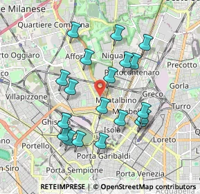 Mappa Via Benigno Crespi, 20159 Milano MI, Italia (1.77737)