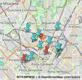 Mappa Via Benigno Crespi, 20159 Milano MI, Italia (1.59071)