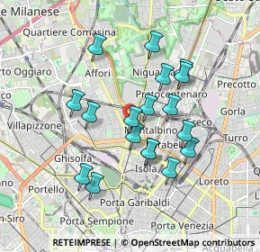 Mappa Via Benigno Crespi, 20159 Milano MI, Italia (1.56722)