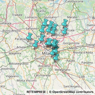 Mappa Via Benigno Crespi, 20159 Milano MI, Italia (8.83105)