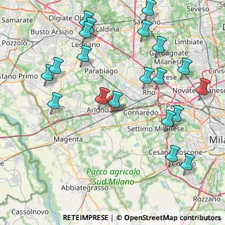Mappa Via Antonio Meucci, 20018 Sedriano MI, Italia (9.854)