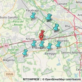 Mappa Via Antonio Meucci, 20018 Sedriano MI, Italia (3.27)