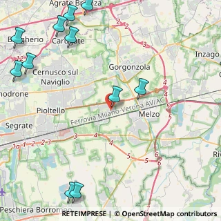 Mappa Via dell'Industria, 20052 Vignate MI, Italia (6.74846)