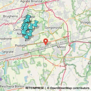 Mappa Via dell'Industria, 20052 Vignate MI, Italia (4.65643)