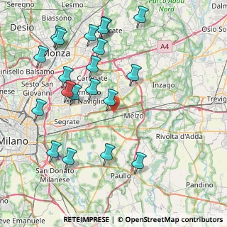 Mappa Via dell'Industria, 20052 Vignate MI, Italia (9.343)