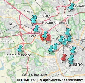 Mappa Via Vergiate, 20151 Milano MI, Italia (3.99706)