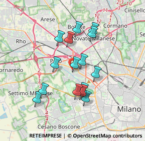 Mappa Via Vergiate, 20151 Milano MI, Italia (3.066)