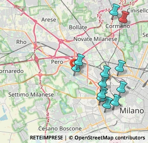 Mappa Via Vergiate, 20151 Milano MI, Italia (4.24417)