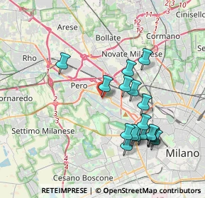 Mappa Via Vergiate, 20151 Milano MI, Italia (3.66471)