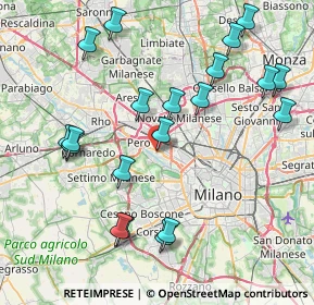 Mappa Via Vergiate, 20151 Milano MI, Italia (8.918)