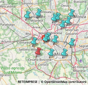 Mappa Via Vergiate, 20151 Milano MI, Italia (6.82267)