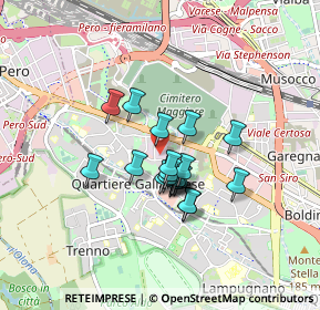 Mappa Via Vergiate, 20151 Milano MI, Italia (0.586)