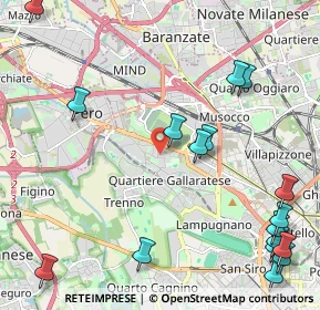 Mappa Via Vergiate, 20151 Milano MI, Italia (2.97)