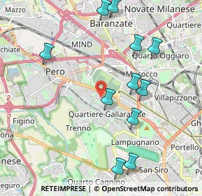 Mappa Via Vergiate, 20151 Milano MI, Italia (2.19)