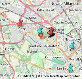 Mappa Via Vergiate, 20151 Milano MI, Italia (1.32846)