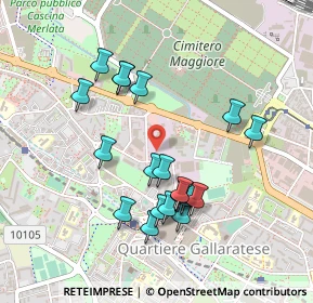 Mappa Via Vergiate, 20151 Milano MI, Italia (0.4385)