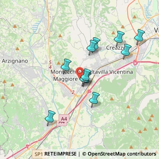 Mappa Via Tecchio, 36075 Montecchio Maggiore VI, Italia (3.39545)