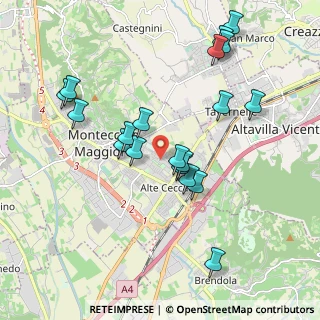 Mappa Via Tecchio, 36075 Montecchio Maggiore VI, Italia (1.96105)