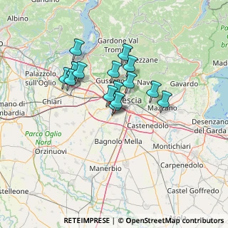 Mappa Via Fornaci, 25121 Brescia BS, Italia (10.8225)